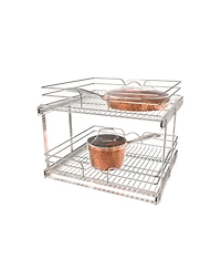 Rev-a-Shelf Kitchen Cabinet Pull Out Shelf Organizer, 24 x 22 In, 5WB2-2422-cr-1