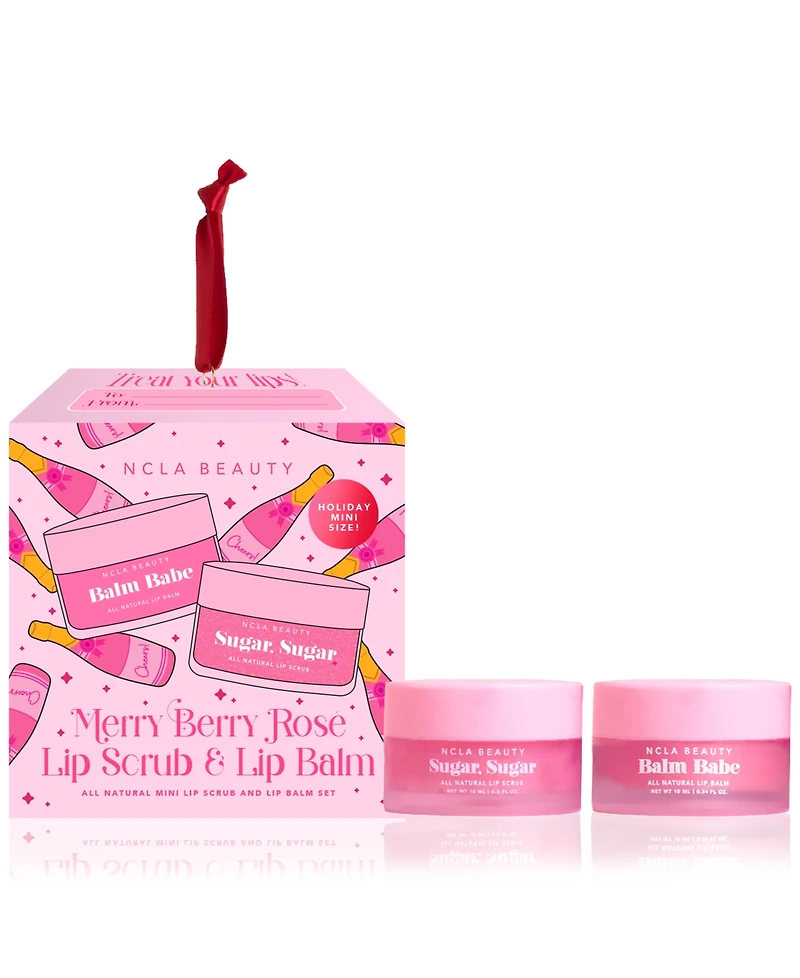 Ncla Beauty 2-Pc. Merry Berry Rose Lip Scrub & Lip Balm Ornament Set