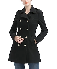 Kimi + Kai Women's Brylee Fitted Wool Pea Coat
