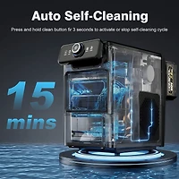 Jinjunye Commercial Ice Maker Machine, 180LBS/Day, Timer & Self Cleaning, Stainless Steel Ice Maker for Bar Restaurant Home Office,Ice Machine with Sc