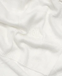 Lauren Ralph Lauren Grid Texture Knit Wrap