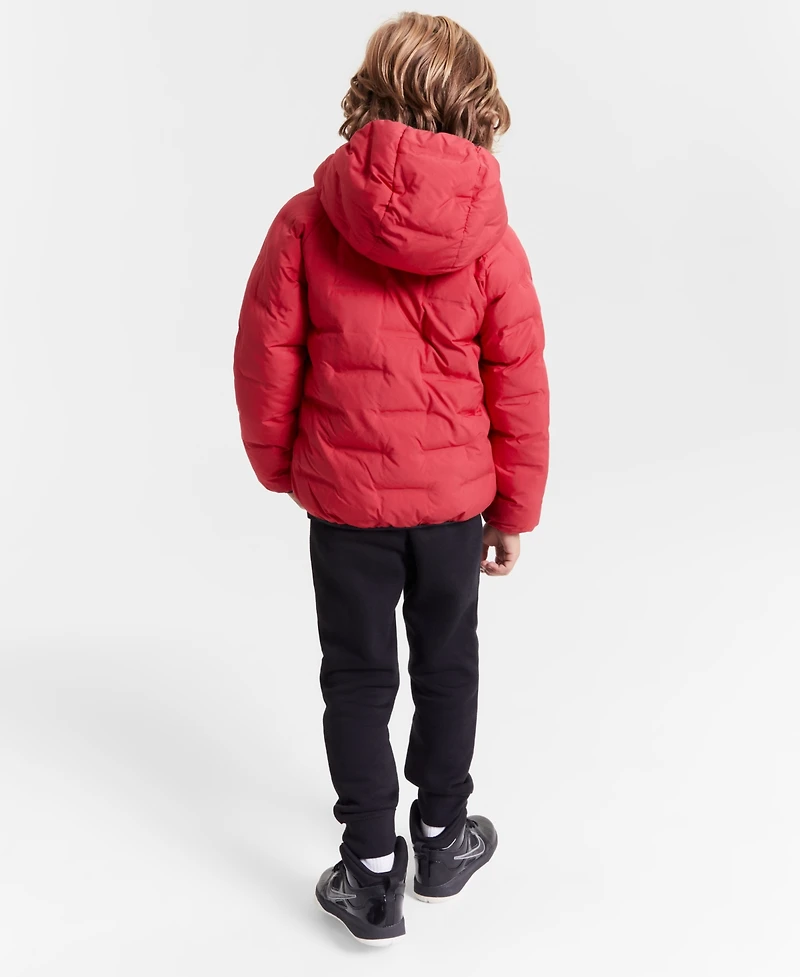 Jordan Big Kids Welded Full-Zip Hooded Puffer Jacket