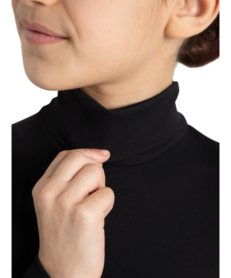 Capezio Long Sleeve Turtleneck Leotard w/ Snaps - Girls