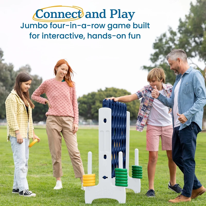 ECR4Kids Jumbo 4-To-Score, Red/White/Blue