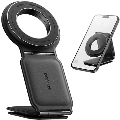 Baseus Magnetic Car Phone Mount Wireless Car Mount Fast Charge Charging Station,C02 Mega