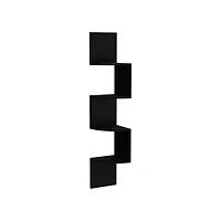 Roy Corner Floating Shelf, Modern 4-Tier Display