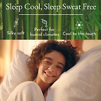Silky Soft 100% Rayon from Bamboo Pillowcases Standard Size, Set Of 2 For Smooth Hair & Skin, Fits Queen Pillows by California Design Den