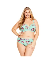 Avenue Plus Size Fashion Microfiber Full Brief