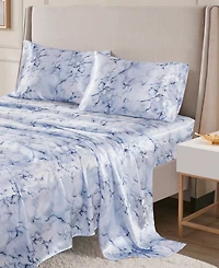 Madison Park Essentials Printed Satin Sheet Set