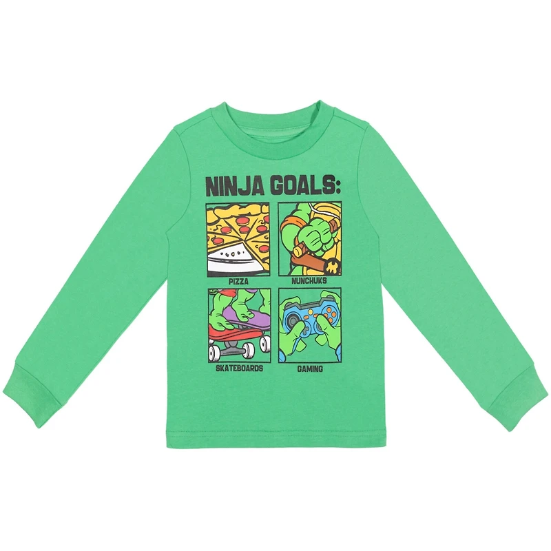 Teenage Mutant Ninja Turtles Little Boys 2 Pack T-Shirts