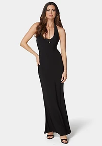 Bebe Women's Maxi Body Chain Dress