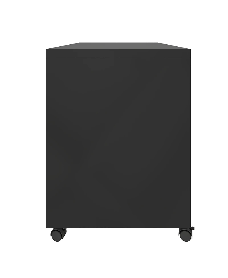 Slickblue Metal Office Cabinet with 2 Drawers and Adjustable Shelves for Versatile Storage Solutions