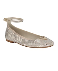 Guess Women's Levvise Square Toe Ballet Flat