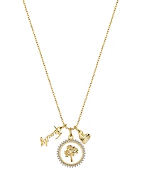 Unwritten Cubic Zirconia Family Tree Charm Pendant Necklace