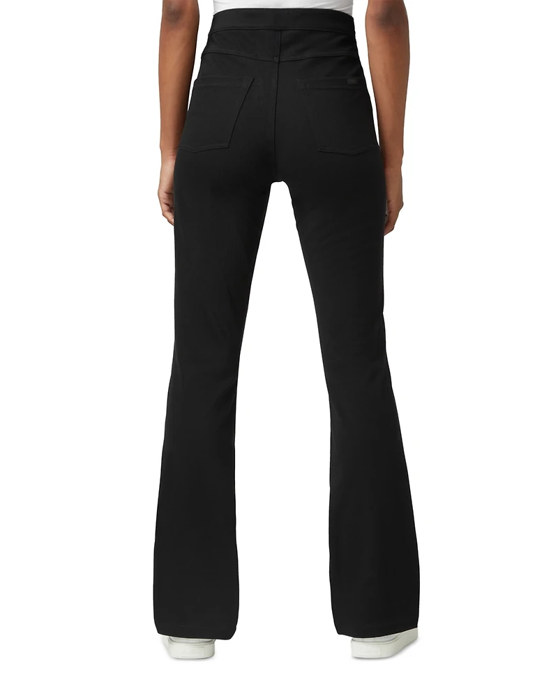 Hue Women's High-Rise Denim Baby Bootcut Leggings