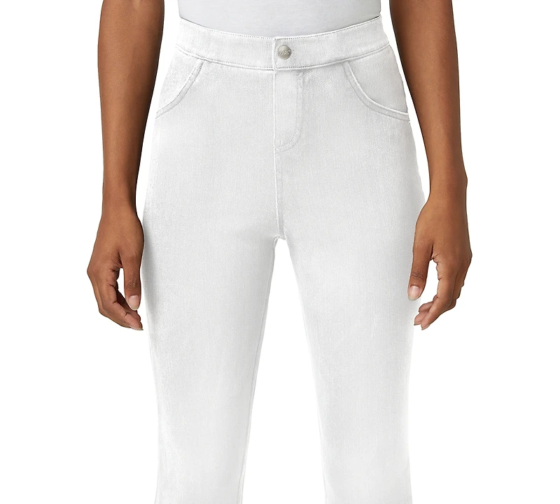 Hue Women's High-Rise Denim Baby Bootcut Leggings