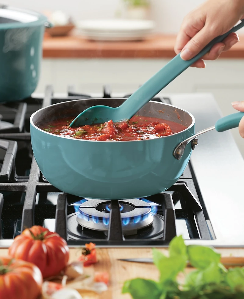 Rachael Ray Cook + Create Aluminum Nonstick Saucier Pan, 3 Quart