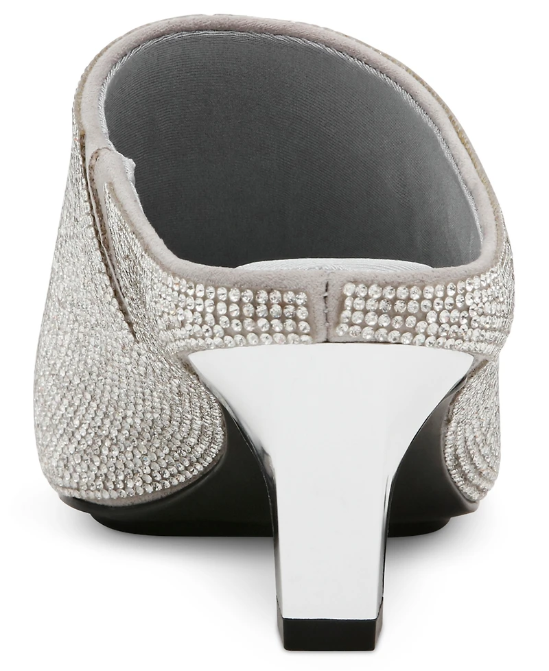 Anne Klein Women's Sabrine Kitten Heel Dress Mules