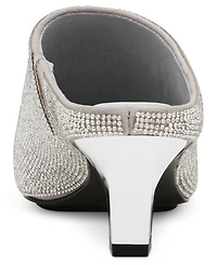 Anne Klein Women's Sabrine Kitten Heel Dress Mules