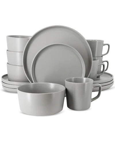 Elama Luxmatte 16 Pc. Dinnerware Set, Service for 4