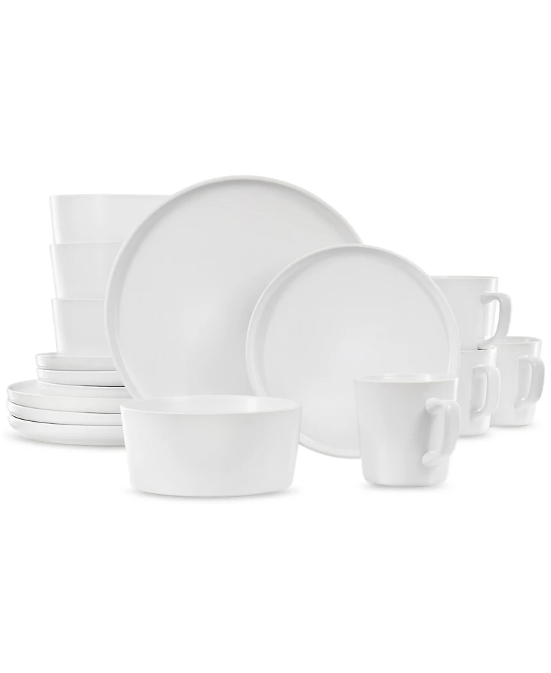 Elama Luxmatte 16 Pc. Dinnerware Set, Service for 4