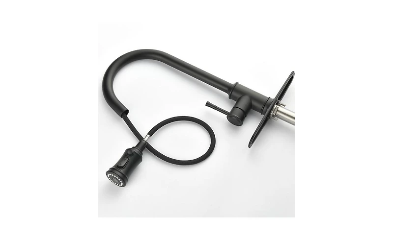 Single Handle High Arc Pull-Out Kitchen Faucet for Modern Kitchens