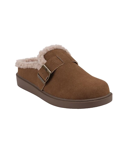 Gc Shoes Women's Vallery Cozy Shearling Slip On Mules