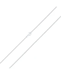 Bling Jewelry 2MM Sterling Silver Bead Ball Chain Necklace Italy Made 16-24 Inch