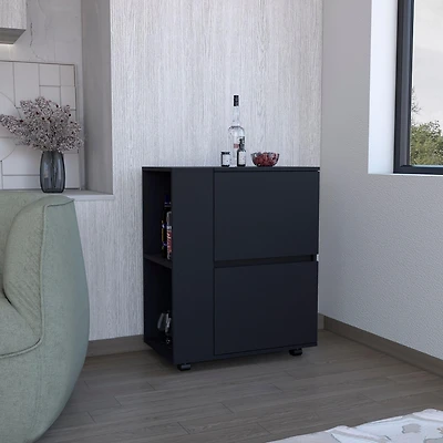 Tully Bar-Coffee Cart 32" H, Kitchen & Living Room Furniture