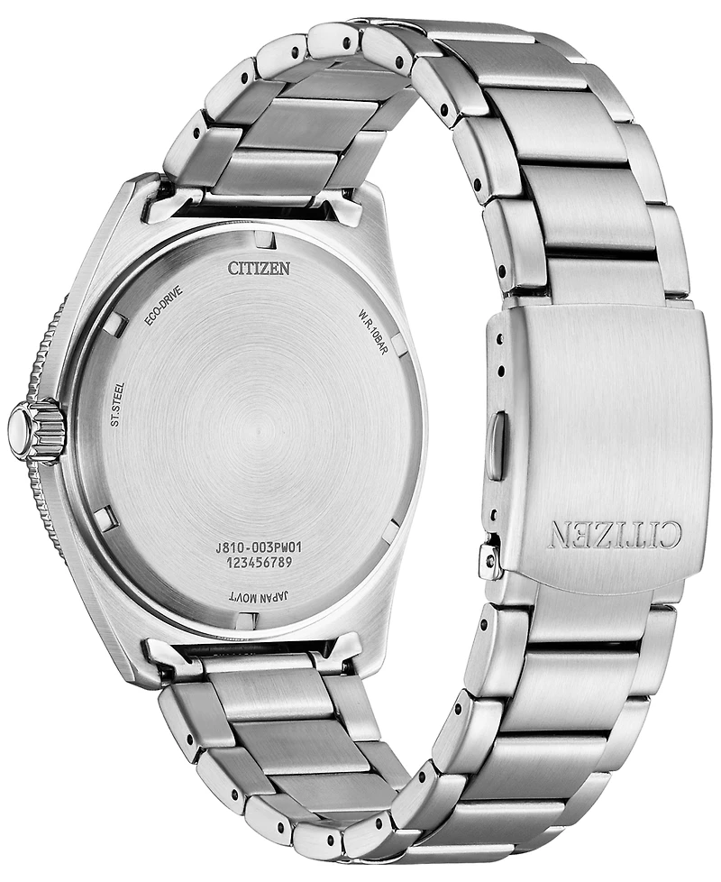 Citizen Eco-Drive Men's Stainless Steel Bracelet Watch 43mm