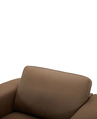 Jharli Leather Accent Chair, Created for Macy's