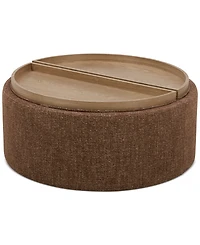Jharli Fabric Storage Ottoman, Created for Macy's