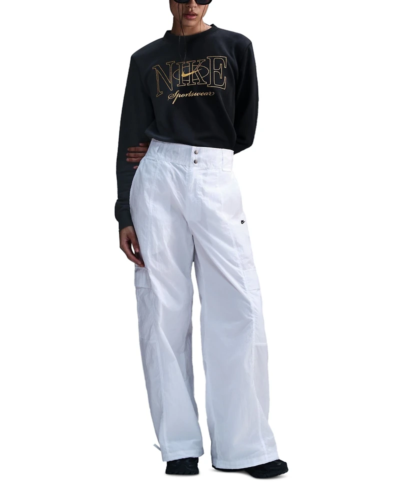 Nike Women's Sportswear Club Fleece Shine Crewneck Sweatshirt