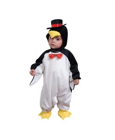 Dress Up America Penguin Hooded Romper Costume