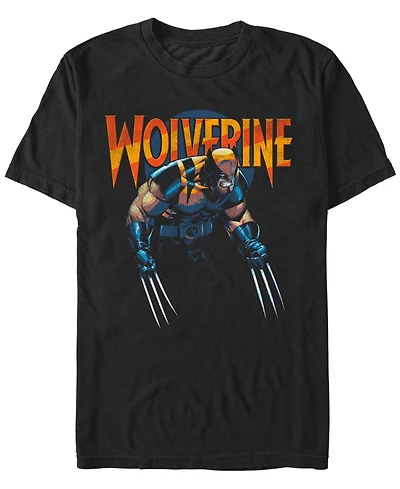 Fifth Sun Men's Dark Wolverine Short Sleeve T-Shirt