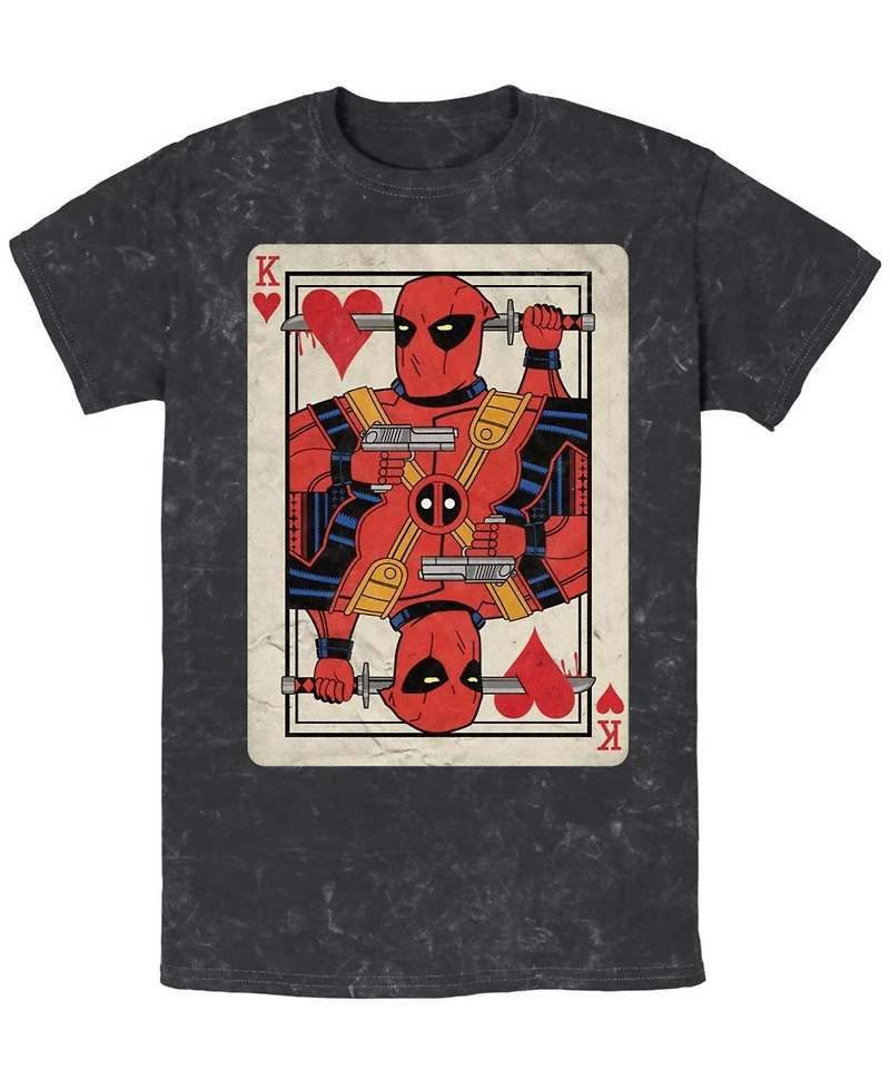 Fifth Sun Men's Dead Pool King Short Sleeve Mineral Wash Tee