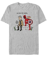 Fifth Sun Men's You Should Meet Dogpool Short Sleeve T-Shirt