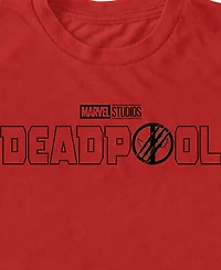 Fifth Sun Men's Deadpool 3 Line Logo Short Sleeve T-Shirt
