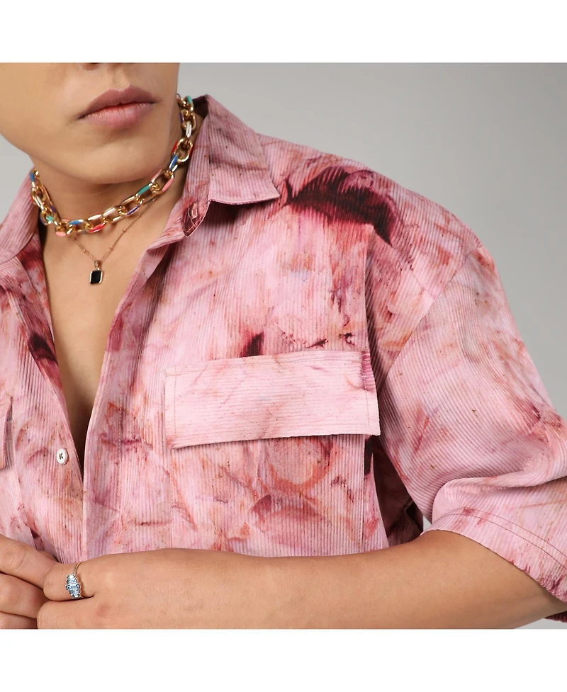 Oversized Line Strokes Shirt