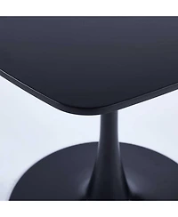 Special Mdf Dining Table – Black Kitchen Table, Ideal as an Executive Desk