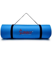 Sunny Health & Fitness Premium 1/2-Inch Extra Thick Exercise Yoga Mat Non-Slip