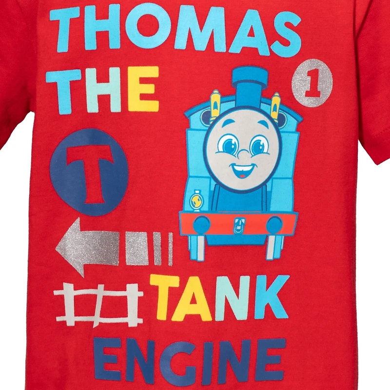 Thomas & Friends Toddler Boys 2 Pack T-Shirts