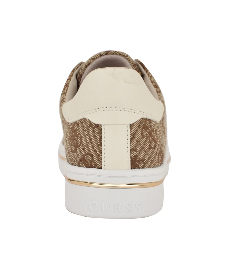 Guess Women's Stasey Charms Lace-Up Sneaker