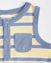 Baby Boys Striped Sunsuit, Exclusively at Macy's