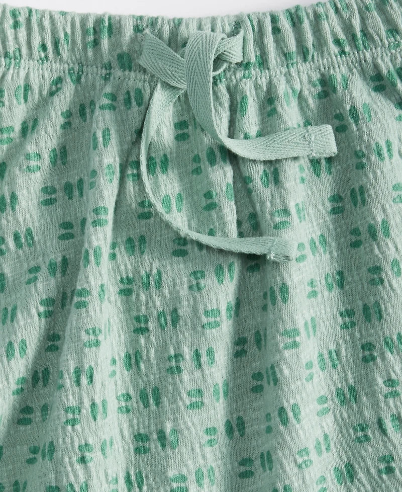First Impressions Baby Boys Little Footprint Printed Shorts, Exclusively at Macy's
