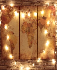 Hofert 300 Clear Mini Icicle Heavy-Duty Commercial Grade Christmas Lights - 18 ft White Wire