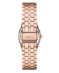 Fossil Women's Harlow Three-Hand Rose Gold-Tone Stainless Steel Watch, 27mm