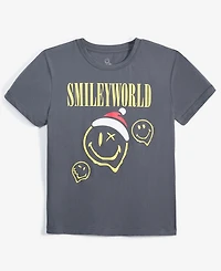 Grayson Threads Kids Big Boys Smiley World Short-Sleeve T-Shirt