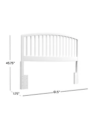 Hillsdale 43.75" Wood Carolina Full/Queen Headboard