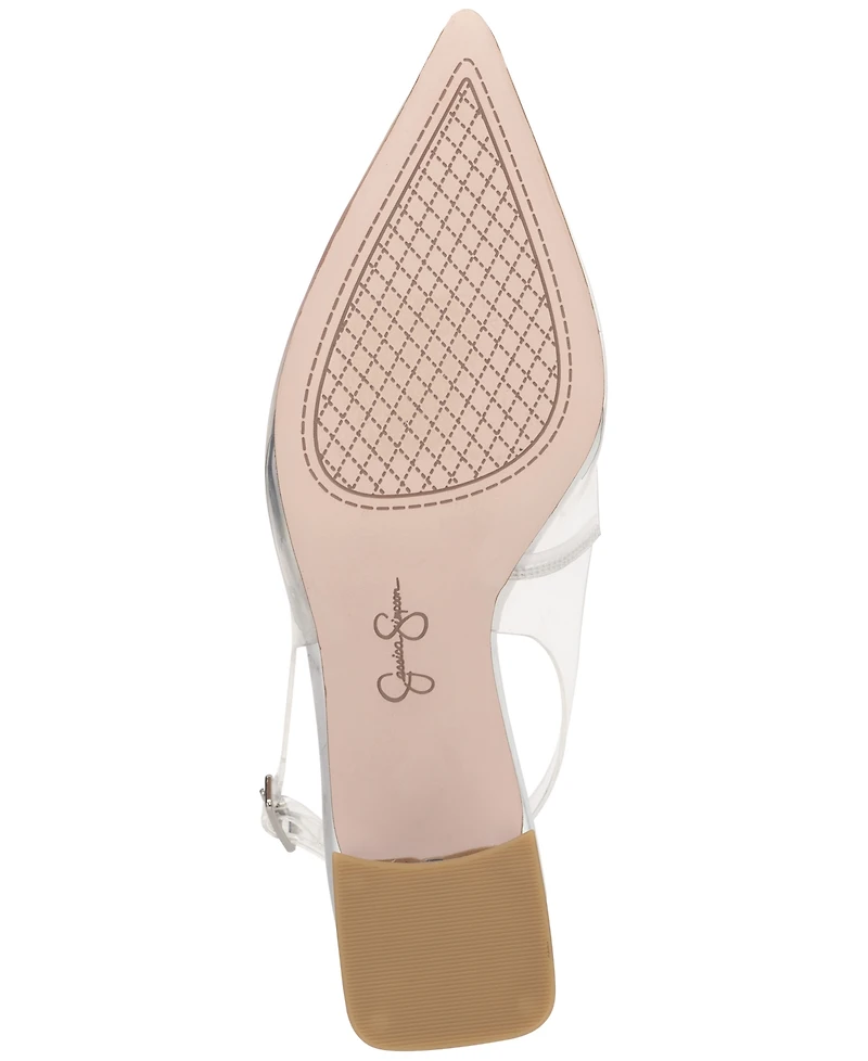 Jessica Simpson Women's Syrina Vinyl Slingback Pumps